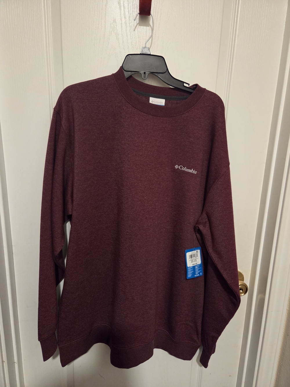 Columbia Men's Crewneck Sweater - Burgundy